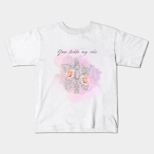 YOU TICKLE MY RIBS Kids T-Shirt